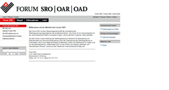 Desktop Screenshot of forum-sro.ch